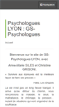 Mobile Screenshot of gs-psychologues.com