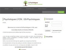 Tablet Screenshot of gs-psychologues.com